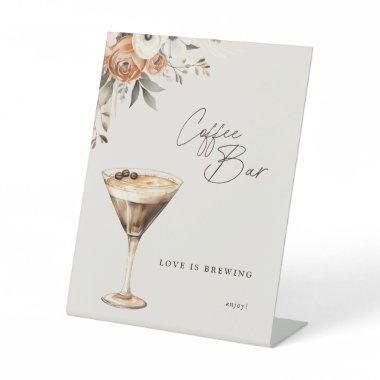 Coffee Bar  Espresso Martini Pedestal Sign