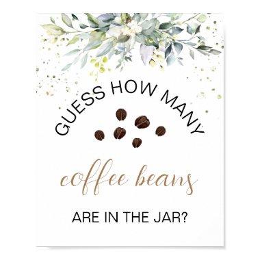 Coffee Bar Bridal Shower Game Poster