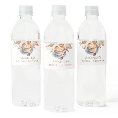 Coffee Boho  Water Bottle Label