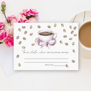 Coffee  Date night ideas Date jar Enclosure