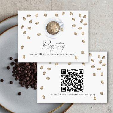 Coffee  QR code for registry Enclosure