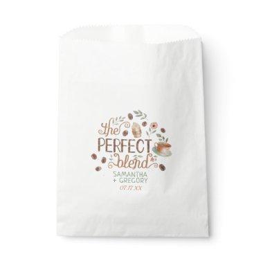 Coffee Bridal Wedding Shower The Perfect Blend Favor Bag
