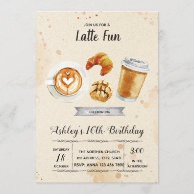 Coffee brunch party Invitations