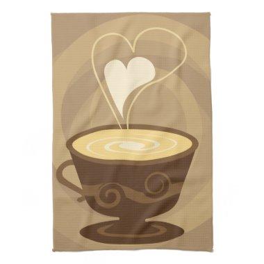 Coffee Cup Kitchen Towel