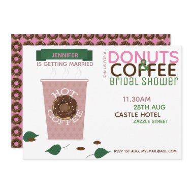COFFEE DONUTS  Pink Green