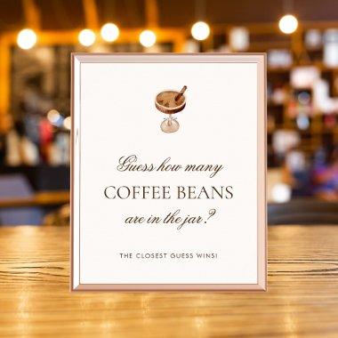 Coffee How Many Beans  Game Sign
