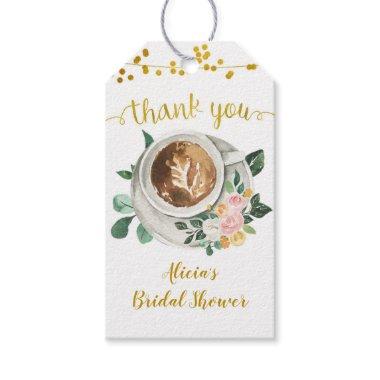 Coffee Love is Brewing Bridal Shower Gift Tag