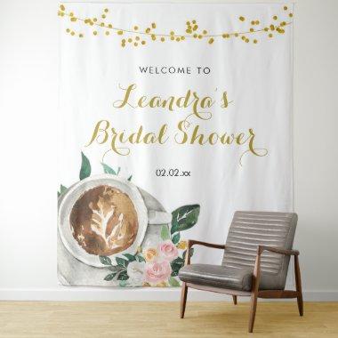 Coffee Love is Brewing  Sign Tapestry