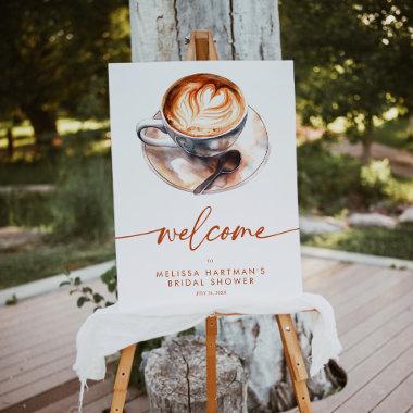 Coffee Love Is Brewing  Welcome Poster
