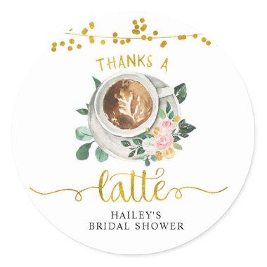 Coffee Love Is Brewing Thank You Sticker