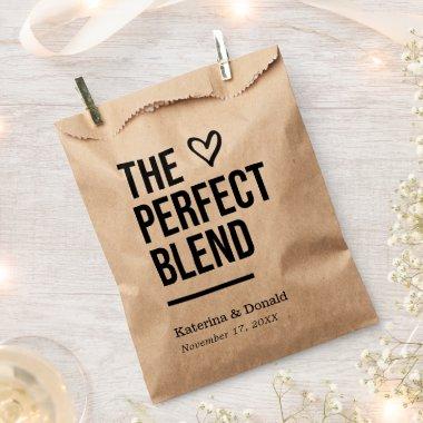 Coffee The Perfect Blend Wedding Favor Bag