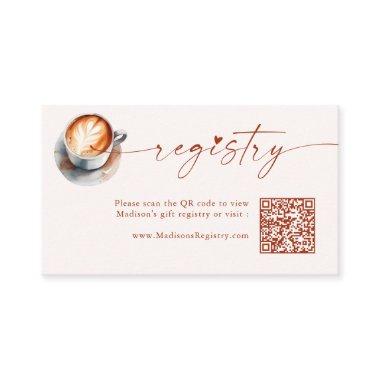 Coffee Themed  Registry Enclosure