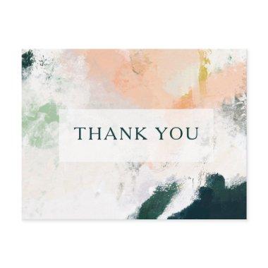 Colorful Abstract Wedding Thank You Post