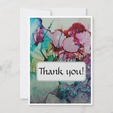 Colorful and elegant Thank You Invitations