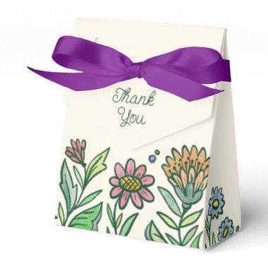 Colorful Artistic Scandinavian  Favor Boxes