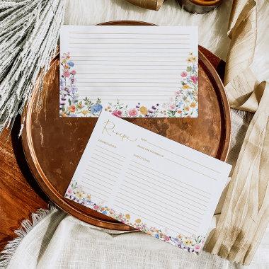 Colorful Boho Wildflower Garden Bridal Recipe