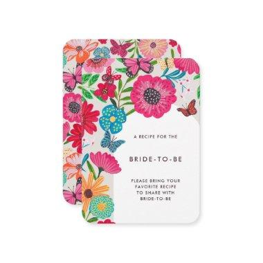 Colorful Bright Wildflower Bridal Share A Recipe Enclosure