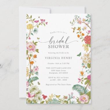 Colorful Floral Bridal Shower Invitations