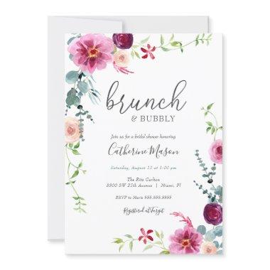 Colorful Florals Brunch and Bubbly