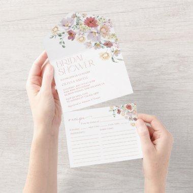 Colorful Flowers, Wildflowers, Boho,  All In One