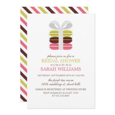 Colorful French Macarons Invitations