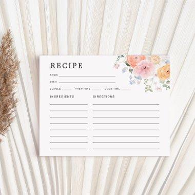 Colorful Pastel Floral  Recipe