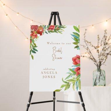 Colorful Pomegranate Foliage  Welcome Foam Board