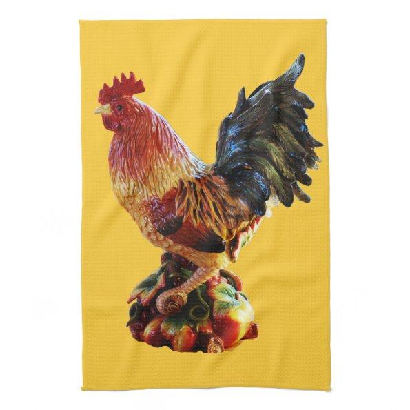 Colorful Rooster Towel