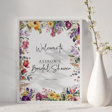Colorful Spring  Welcome Poster