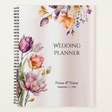 Colorful Spring Flowers Planner