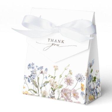 Colorful Spring Wildflower Meadow Bridal Shower Favor Boxes