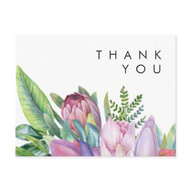 Colorful Tropical Floral | Wedding Thank You Post