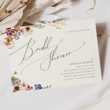 Colorful Wildflower Beige Horizontal
