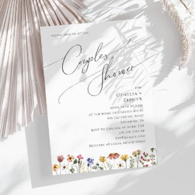 Colorful Wildflower | Couples Shower Invitations