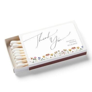 Colorful Wildflower | Wedding Favor Matchboxes