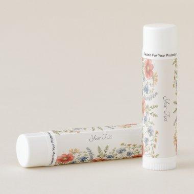 Colorful Wildflowers Lip Balm