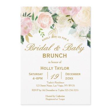 Combined Baby Shower and Bridal Shower Ideas Invitations