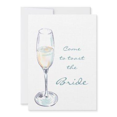 Come to toast the Bride
