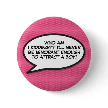 Comic Book Pop Art Speech Bubble Button