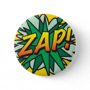 Comic Book Pop Art ZAP! Button