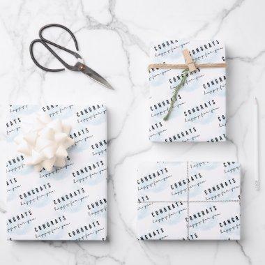 Congrats Happy For You Wrapping Paper Set