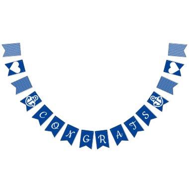 Congrats Nautical Bunting Bunting Flags