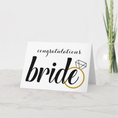 Congratulations, Bride - Bridal Shower Invitations