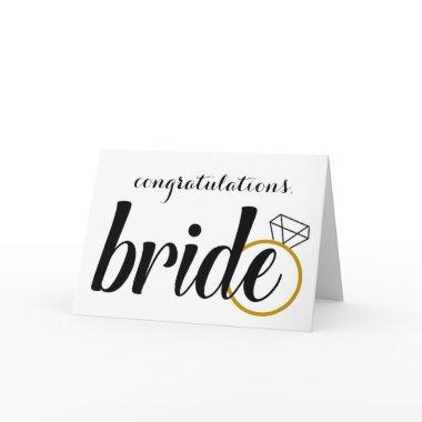 Congratulations, Bride - Bridal Shower Invitations