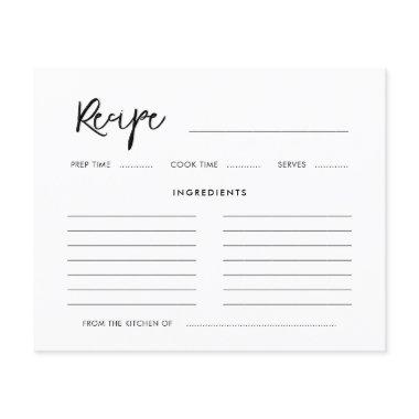 Contemporary modern  recipe