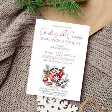Cookies and cocoa winter  tea party