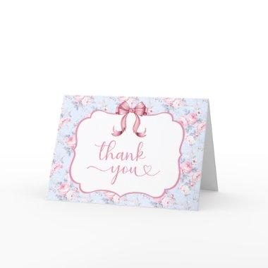 Coquette Bow Blank Inside  Thank You