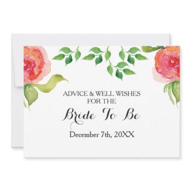 coral  Advice and Well Wishes