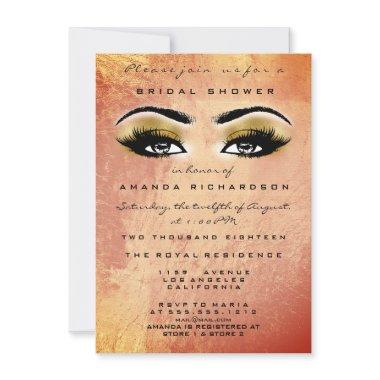 Coral Gold Glitter Makeup Glitter