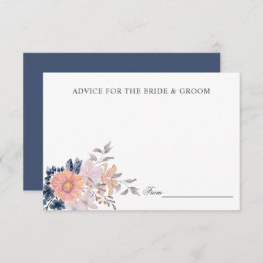 Coral & Navy Flowers Wedding Advice or recipe Invitations